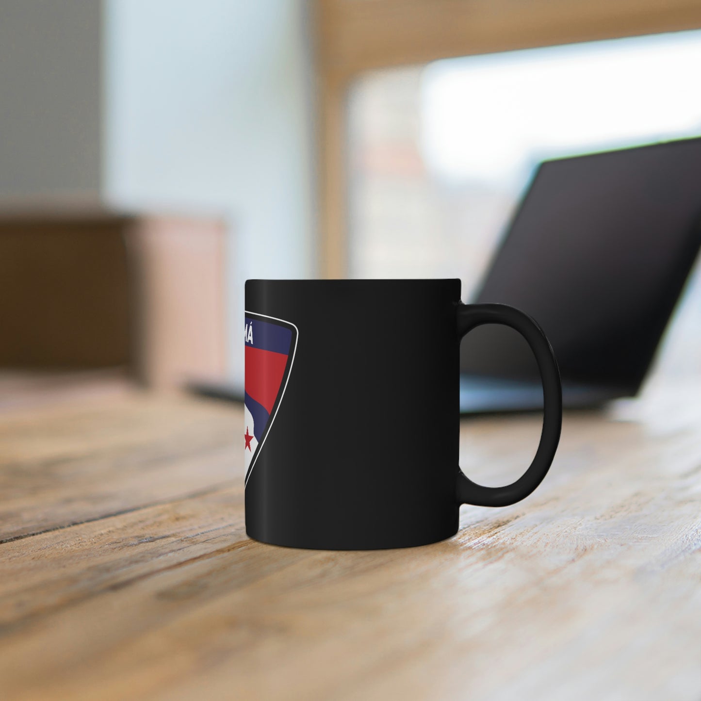 Panama Crest - Black 11oz Black Mug