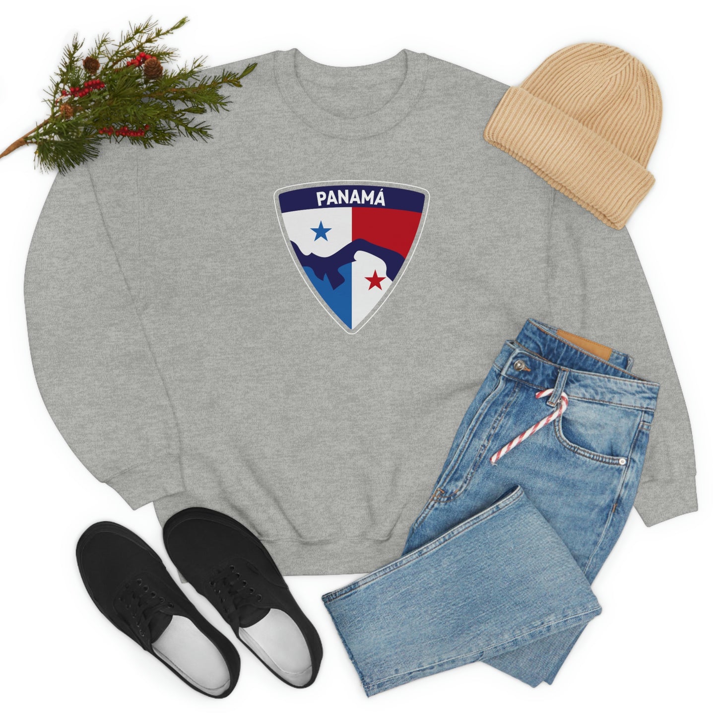 Panama Shield - Unisex Heavy Blend™ Crewneck Sweatshirt