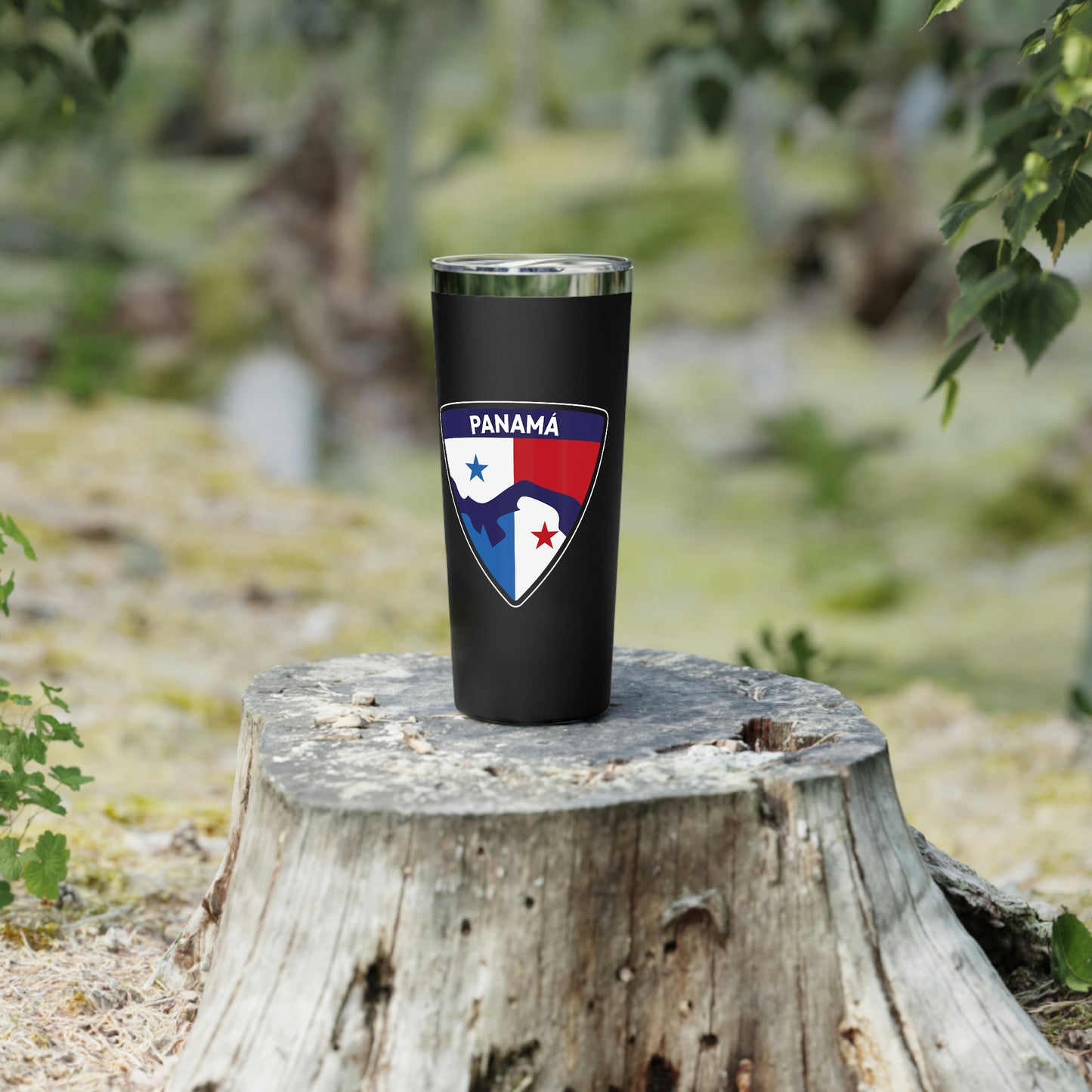 Panama Crest - Copper Vacuum Insulated Tumbler, 22oz