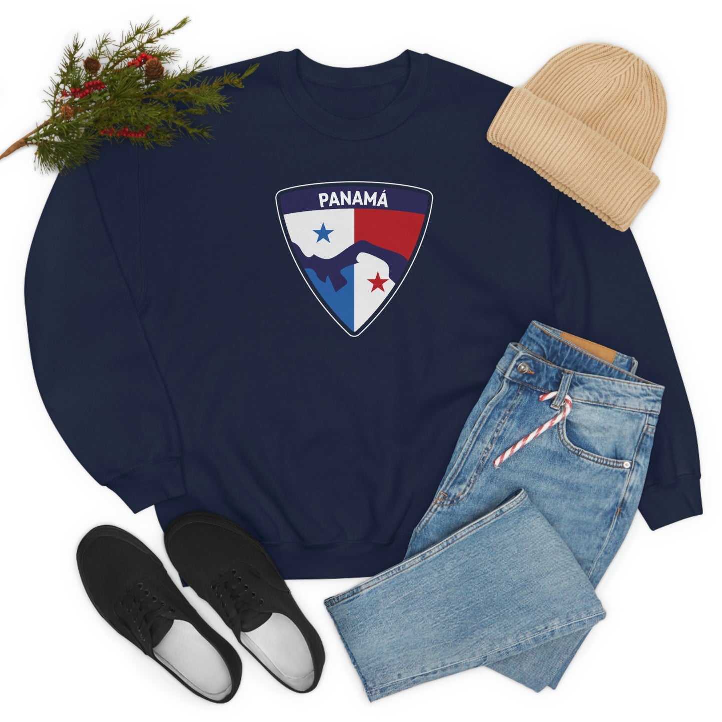 Panama Shield - Unisex Heavy Blend™ Crewneck Sweatshirt