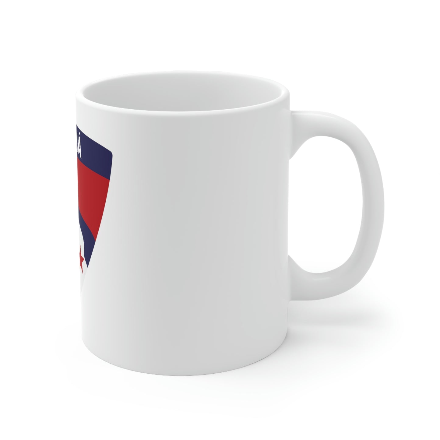 Panama Crest - White Ceramic Mug 11oz