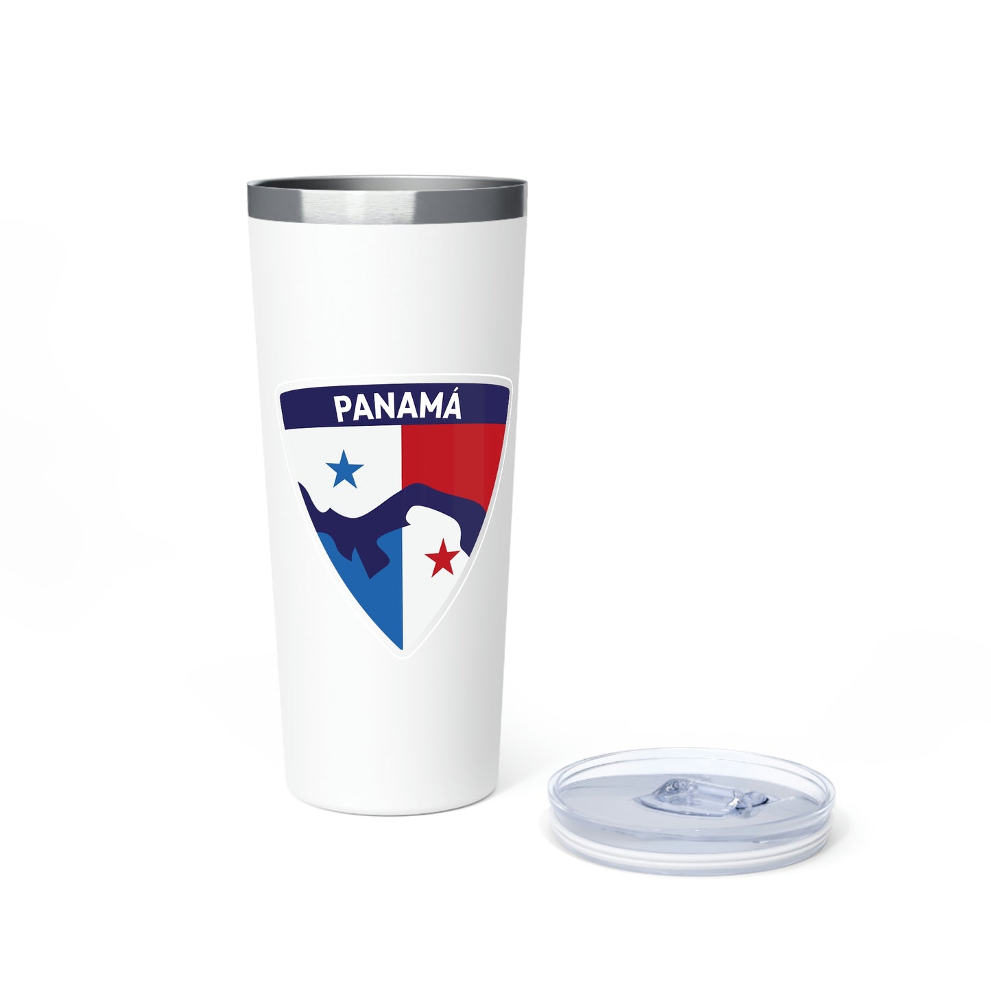 Panama Crest - Copper Vacuum Insulated Tumbler, 22oz