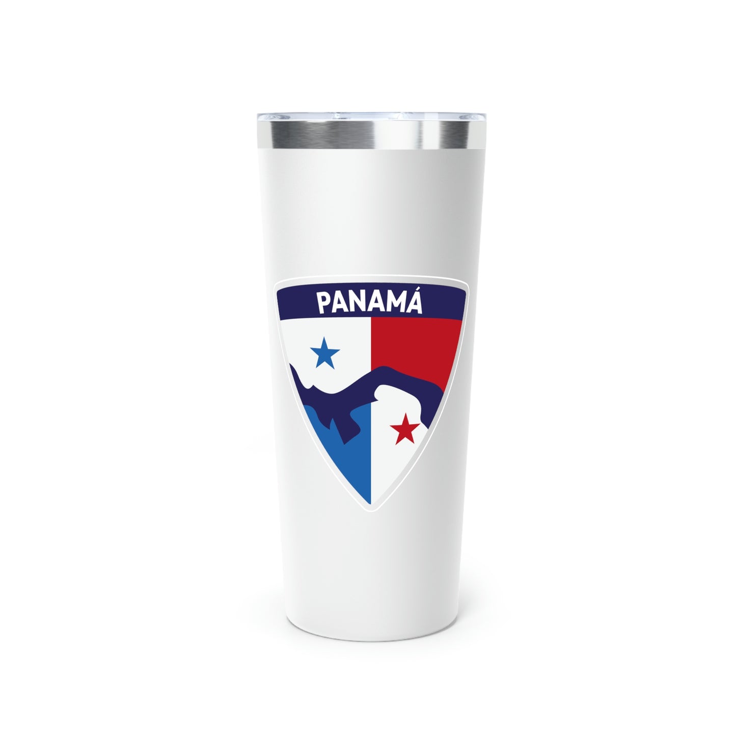 Panama Crest - Copper Vacuum Insulated Tumbler, 22oz
