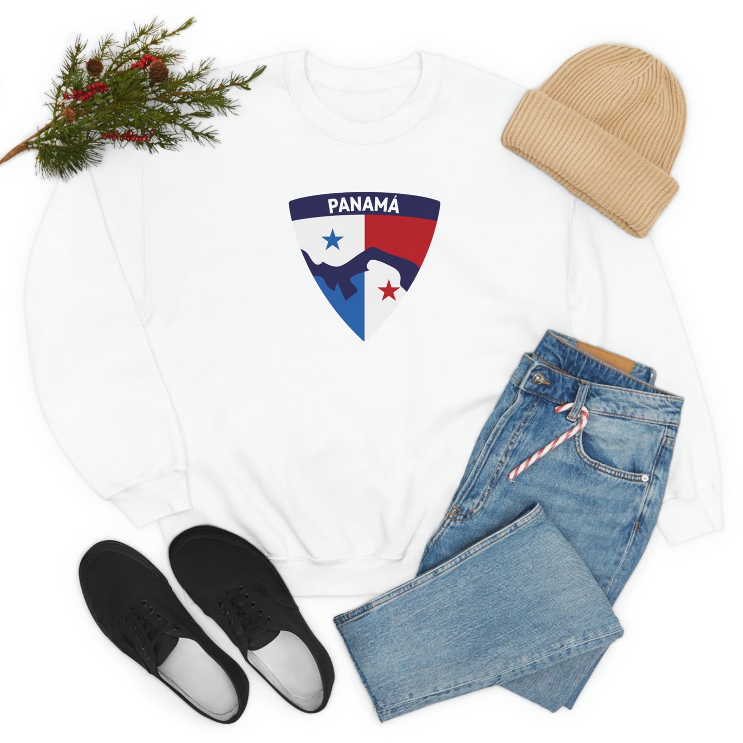 Panama Shield - Unisex Heavy Blend™ Crewneck Sweatshirt